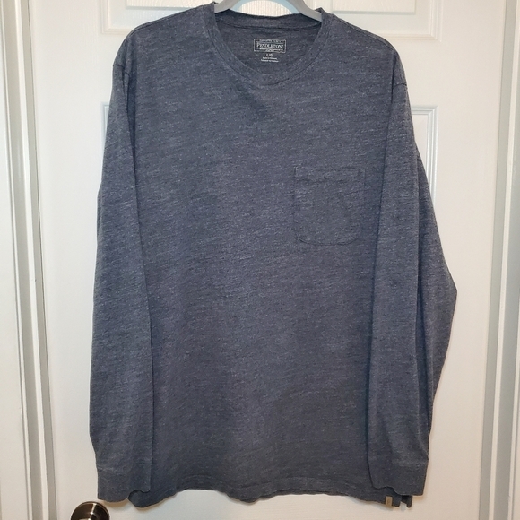 Pendleton Long Sleeve Gray Pocket Shirt L - Picture 1 of 11